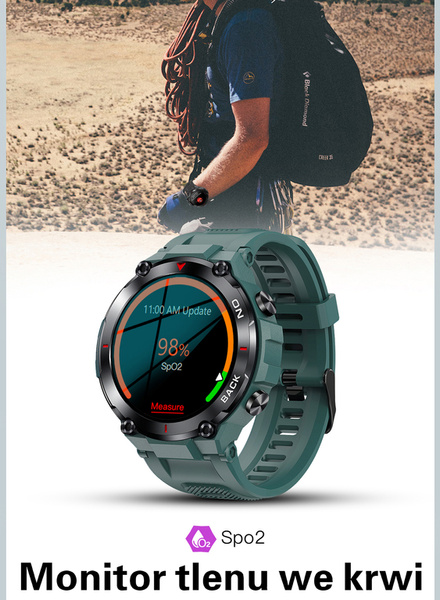 Smartwatch Męski Gravity GT8-3 - z GPS (sg017c)