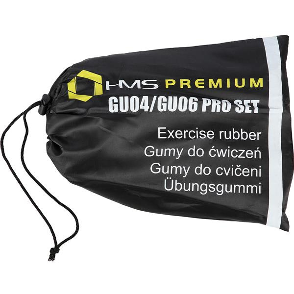 GU04 GU06 Pro Set Zestaw Gum Do Ćwiczeń HMS Premium