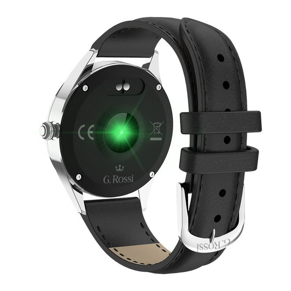 Smartwatch Damski G. Rossi SW017-9 silver/black (sg011c)