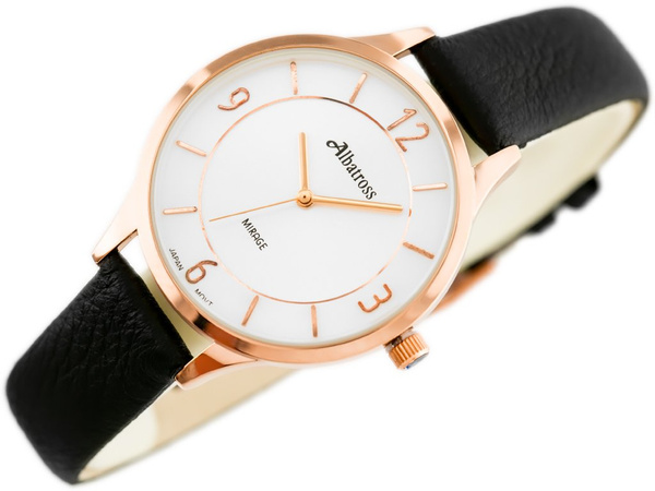 Zegarek Damski Albatross Mirage ABAC04 (za535b) Rose Gold