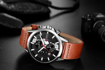 Zegarek Męski Curren 8325 (zc024b) - Chronograf