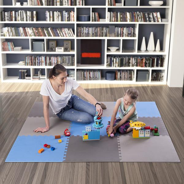 MP10 Mata Puzzle Multipack Blue-Grey 9 Elementów 10MM One Fitness