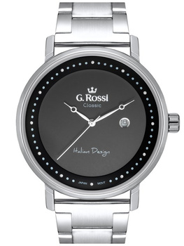 Zegarek G. Rossi - C6182B-1C1 (zg256a) S./Black + Box