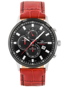 Zegarek Męski Rubicon RNCD71 - Chronograf (zr082c)