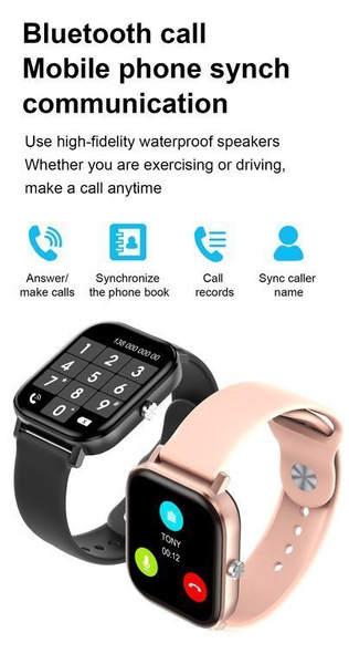 Smartwatch Unisex Pacific 20-9 - EKG, Wykonywanie Połączeń (sy017h)