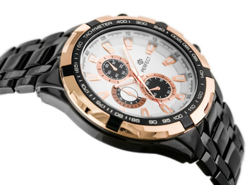 Zegarek Męski Perfect - Milton - Black/Gold2 (zp112d)