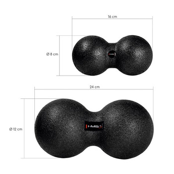 BLM02 12*24CM Podwójna Piłka Do Masażu/ Duo Ball HMS