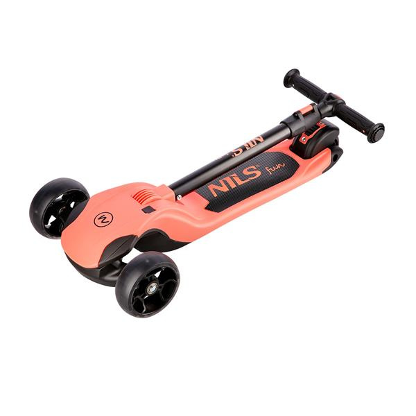 HLB122 Led Pink Hulajnoga Dziecięca Nils Fun