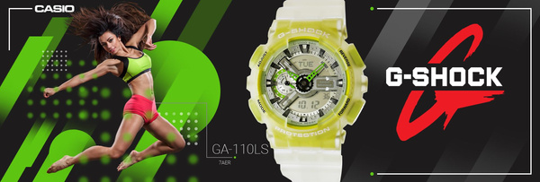 Zegarek Męski CASIO G-SHOCK GA-110LS-7AER 20 Bar Do nurkowania