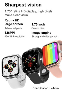 Smartwatch Unisex Pacific 20-9 - EKG, Wykonywanie Połączeń (sy017h)