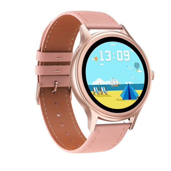 Smartwatch Damski Pacific 18-6 - Dwa Paski: Różowy / Biały (sy015f)