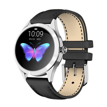 Smartwatch Damski G. Rossi SW017-9 silver/black (sg011c)
