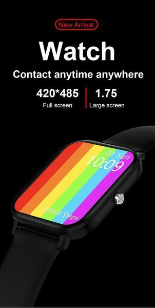Smartwatch Unisex Pacific 20-9 - EKG, Wykonywanie Połączeń (sy017h)