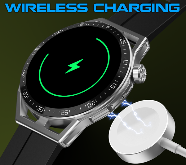 Smartwatch Męski Rubicon RNCE88 - Wykonywanie Połączeń, Własne Tarcze (sr033c)