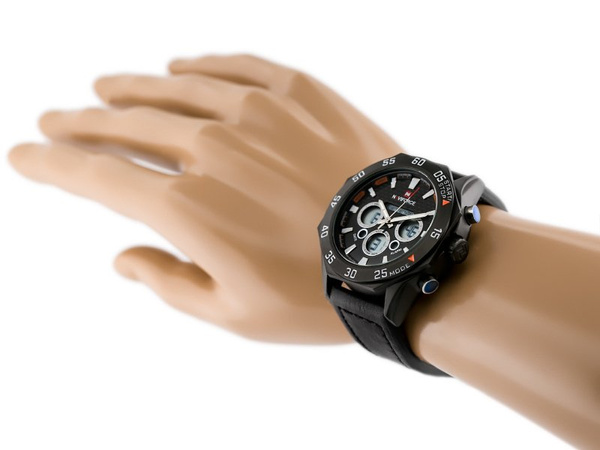 Zegarek Męski Naviforce Lancer Dual Time (zn008a)
