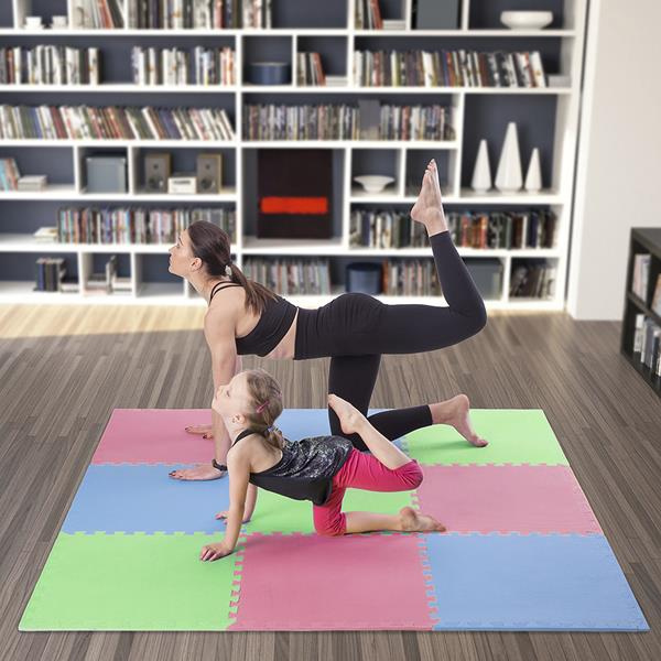 MP10 Mata Puzzle Multipack Green-Blue-Red 9 Elementów 10MM One Fitness
