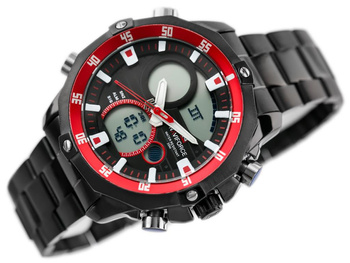 Zegarek Męski Naviforce Cirrus (zn010e) Black/Red