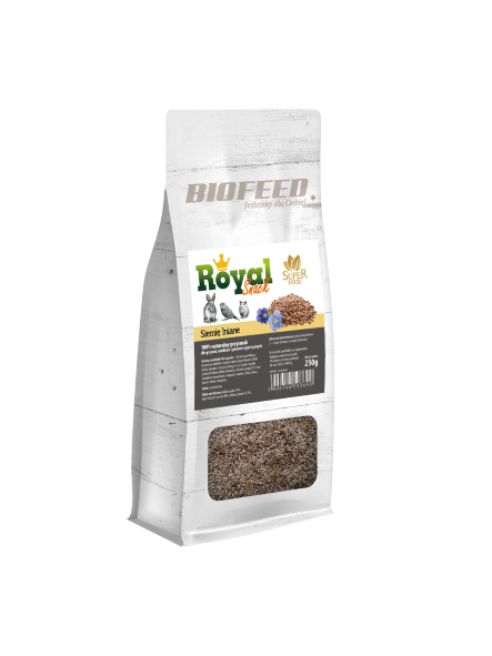 BIOFEED Royal Snack SuperFood - siemię lniane 250g