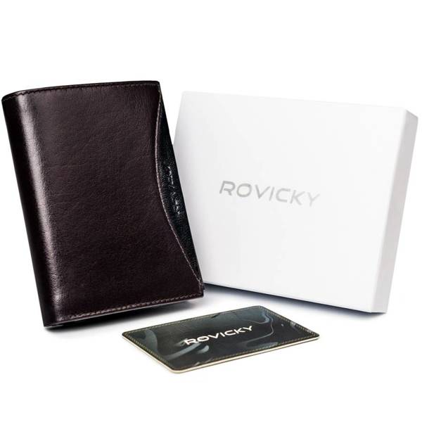 Bogato wyposażony portfel męski z naturalnej skóry licowej RFID 