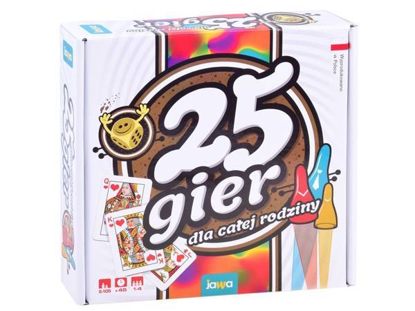 Gra  logiczna 25 Gier dla całej rodziny Jawa GR0380