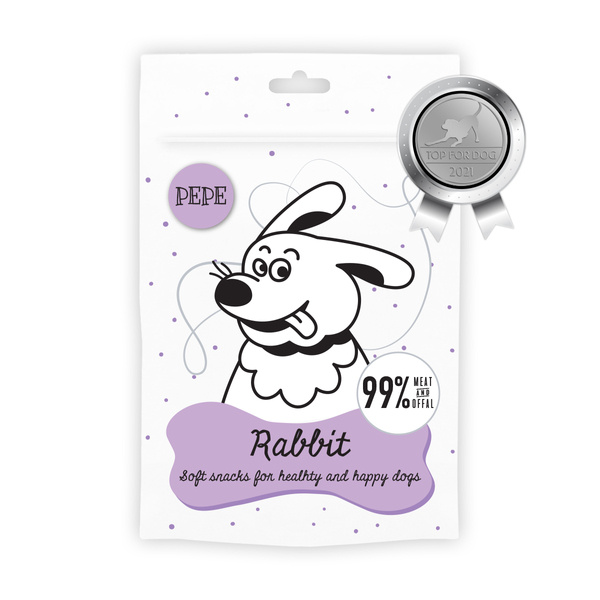 Przysmak dla psa PEPE mini chunkies Rabbit (królik)