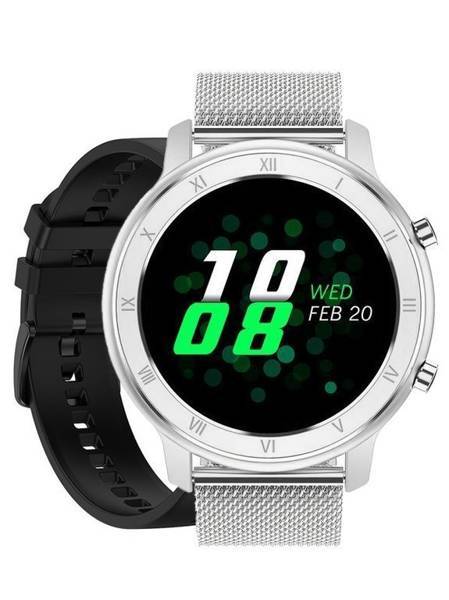 Smartwatch Unisex Pacific 17-3 Bransoleta - srebrna + Dodatkowy Pasek (sy010c)