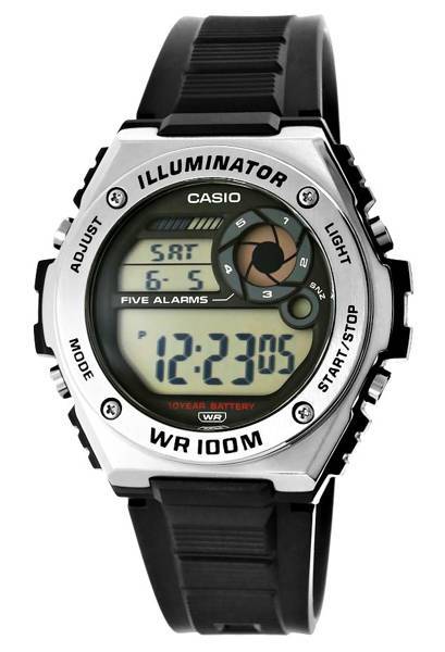 Zegarek Casio MWD-100H-1AVEF 10 BAR Do pływania Unisex