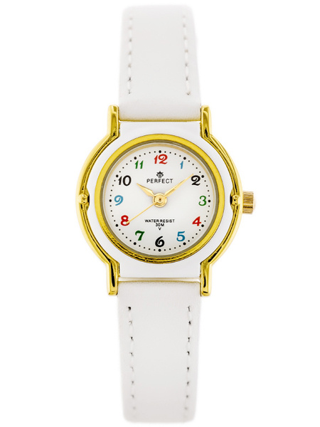 Zegarek Dziecięcy Perfect - Komunijny - Biały (zp809b)
