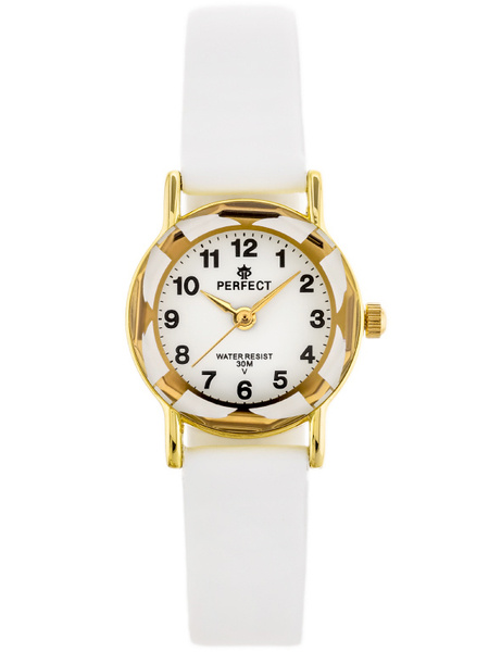Zegarek Dziecięcy Perfect L248 - Komunijny - Biały (zp968e)