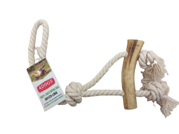 4DOGS SZARPAK GRYZOLINA KNOT L HARD 40 cm