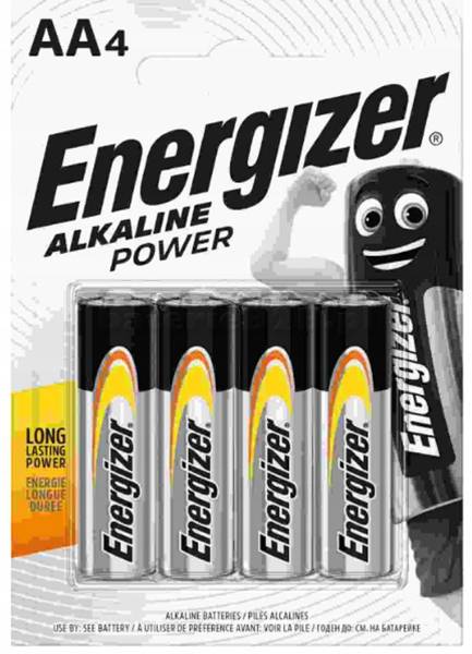 4x baterie aa 1,5v alkaline energizer power lr6