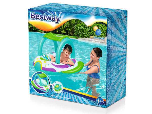 Bestway dmuchany Ponton z daszkiem łódka 34149