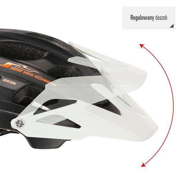 MTW208 Czarno-Biały Rozm. M (53-58cm) Kask Nils Extreme