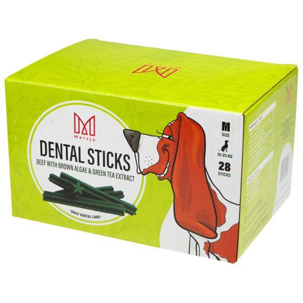 Przekąska stomatologiczna dla psów Dental Sticks M (10-25kg) 28 szt.