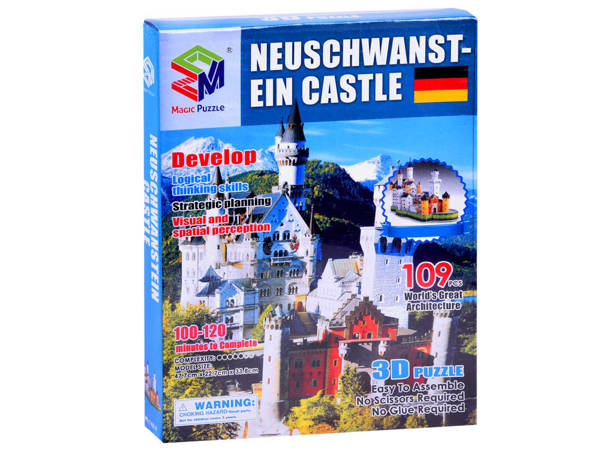 Puzzle 3d Neuschwanstein Castle 109-Ele ZA3800