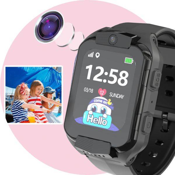 Smartwatch Dziecięcy Pacific 32-3 Kids - Orange / Black (sy028c)