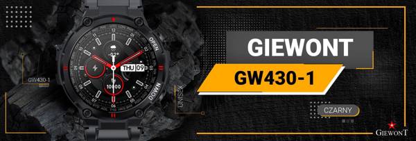 Smartwatch Giewont GW430-1 Czarny