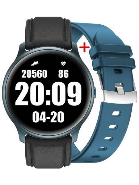 Smartwatch Męski G. Rossi G.RSWSF1-6F1-1 Blue/Black + Dodatkowy Pasek (sg003d)