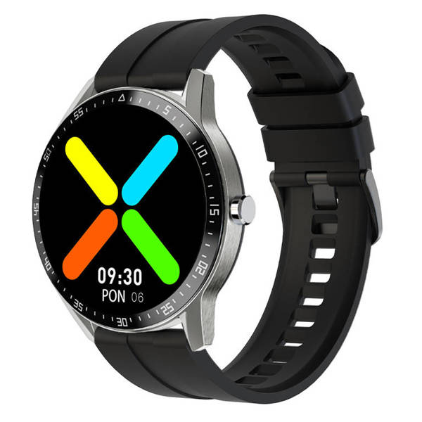 Smartwatch Męski G. Rossi SW018-1 silver/black (sg012a) Własne Tarcze