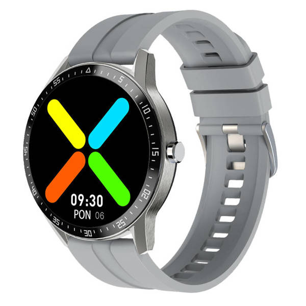 Smartwatch Męski G. Rossi SW018-2 silver/gray (sg012b) Własne Tarcze