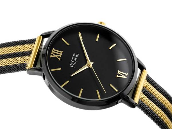 Zegarek Damski Pacific X6172 - Black/Gold (zy657c)