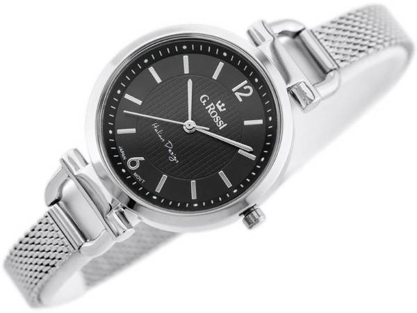 Zegarek G. Rossi - Lesti - 3652B (zg772b) - Silver/Black + Box