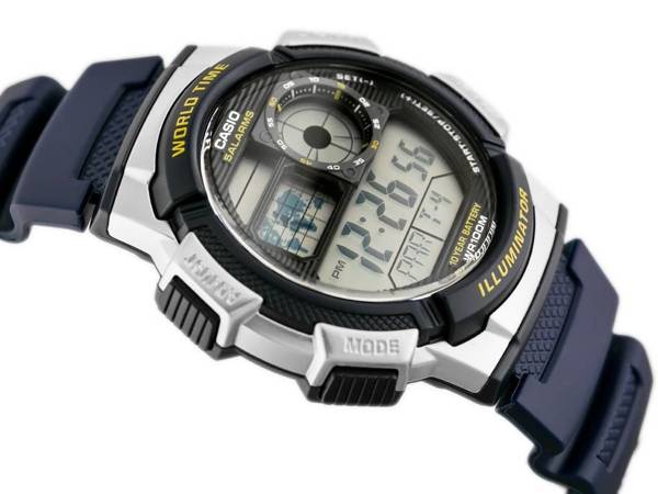 Zegarek Męski Casio AE-1000W 2AV (zd073e) - World Time