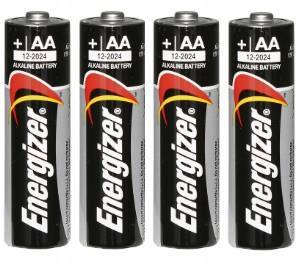 4x baterie aa 1,5v alkaline energizer power lr6