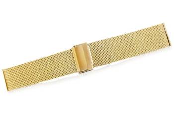 Bransoleta - Siatka Mesh Gold PVD 22 mm gr 1,7 mm