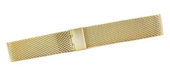 Bransoleta - Siatka Mesh Gold PVD 22 mm gr. 2,2 mm