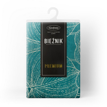 Obrus Blink 16 35x220 cm Ciemnoturkusowy