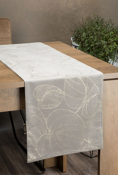 Obrus Blink 16 35x220 cm Srebrny