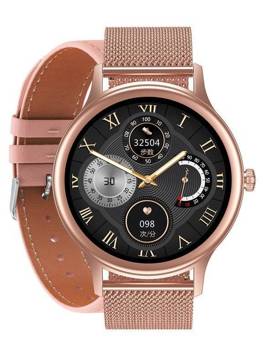 Smartwatch Damski Pacific 18-1 - Bransoleta + Pasek: Rosegold / Różowy (sy015a)