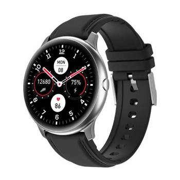 Smartwatch Męski G. Rossi G.RSWSF1-3C1-1 Silver/Black + Dodatkowy Pasek (sg003a)